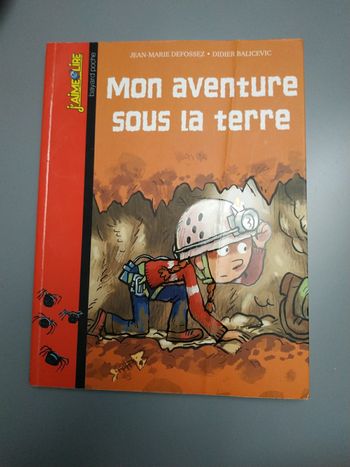 Livre mon aventure sous la terre