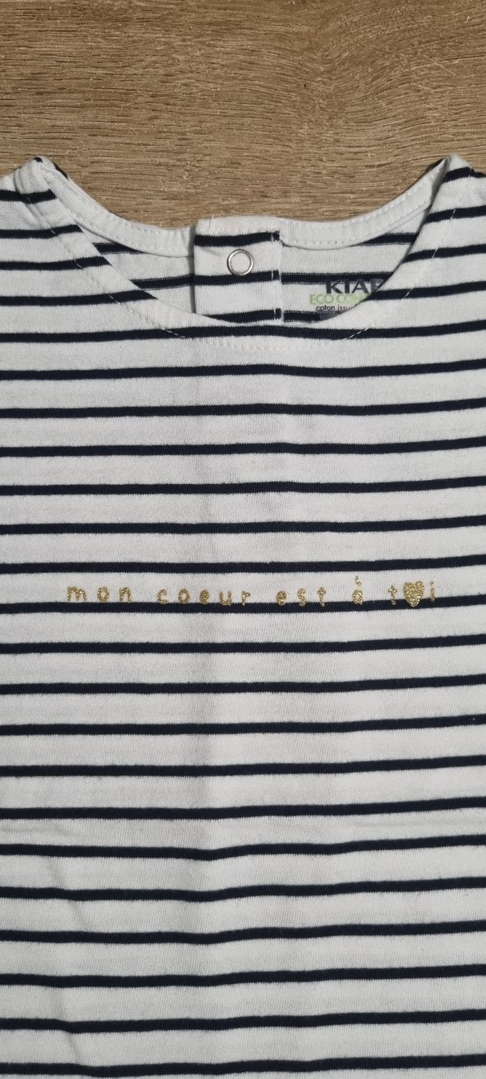 T-shirt MC rayé 24 mois - photo numéro 2