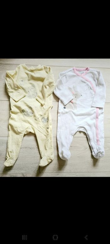 Lot de 2 pyjamas fille 6 mois