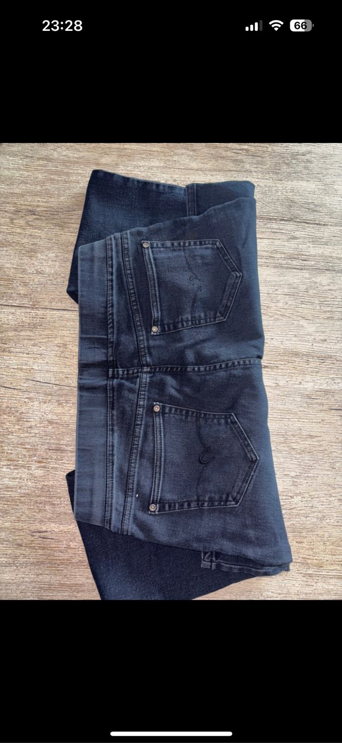 Jeans coupe droite noir - photo numéro 3