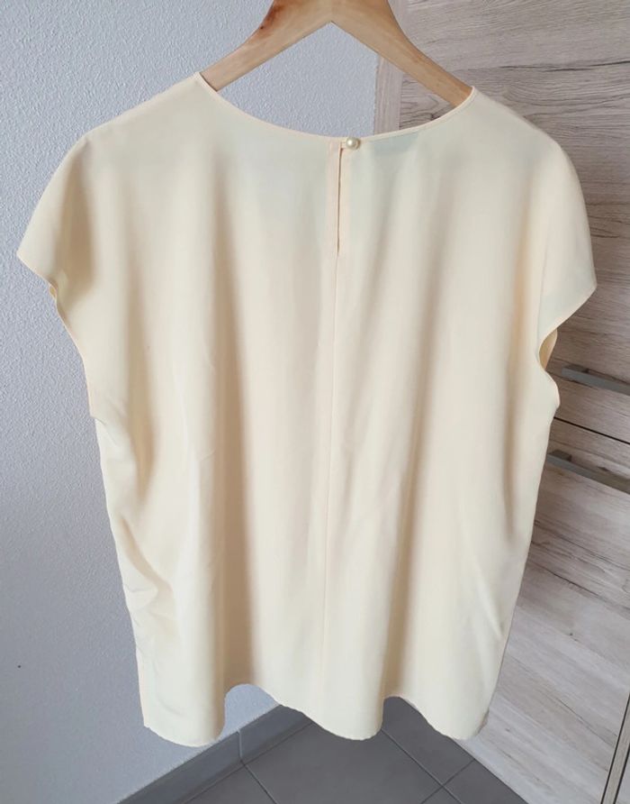 Blouse jaune manches courtes - photo numéro 2