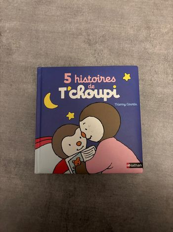 Livre les cinq histoires de T’choupi