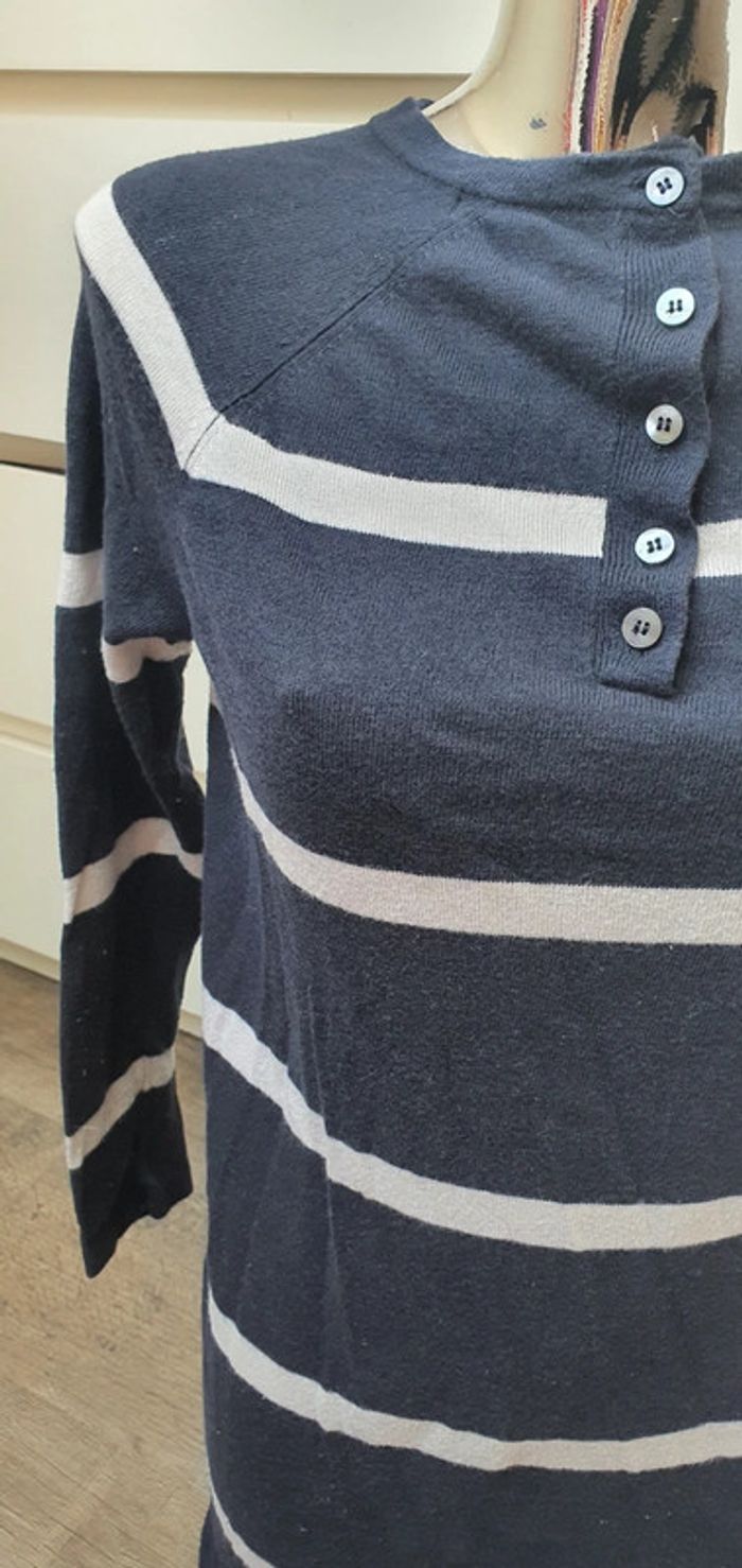 Robe pull bleu - photo numéro 2