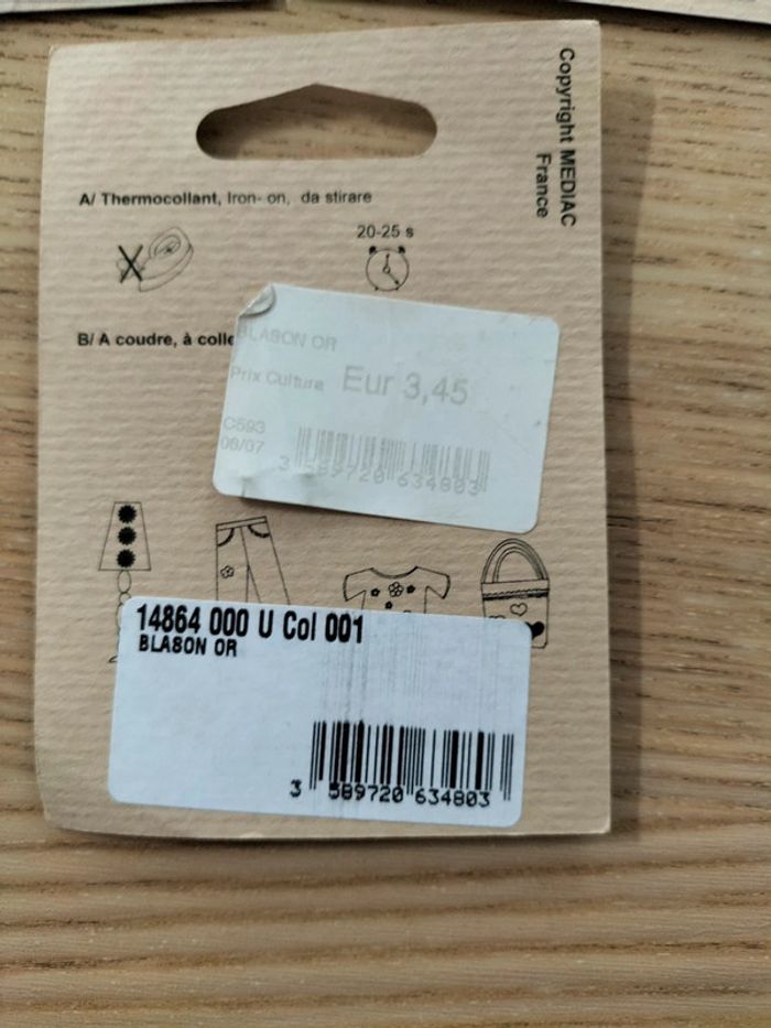 Thermocollants style militaire pour accessoiriser un vêtement - photo numéro 8