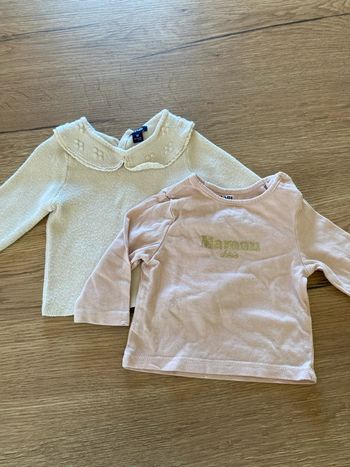 Pull et sous pull taille 1 mois
