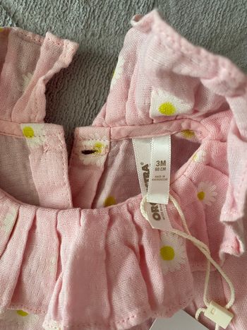 Body fleuri bebe fille
