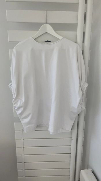 Blouse blanche oversize Zara S