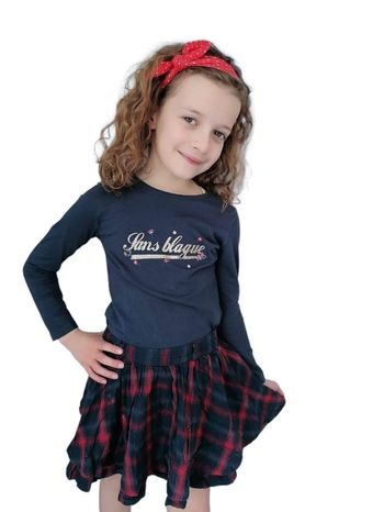 6 ans ensemble tape a l oeil teeshirt et jupe ( sans bandeau)
