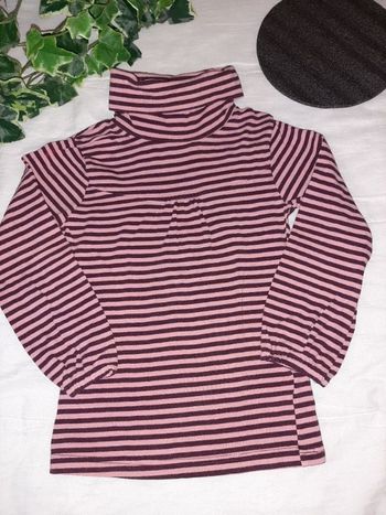 Sous-pull hiver Vynil Fraise 5ans fille 👧