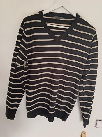 Pull marinière homme