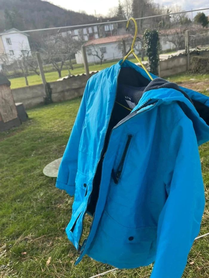 Parka hiver 12 ans bleu Kiabi - photo numéro 3