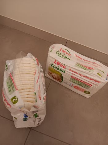 Couches Love & Green taille 2 