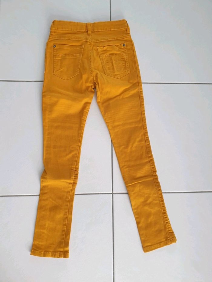 Pantalon slim moutarde 10 ans orchestra - photo numéro 3