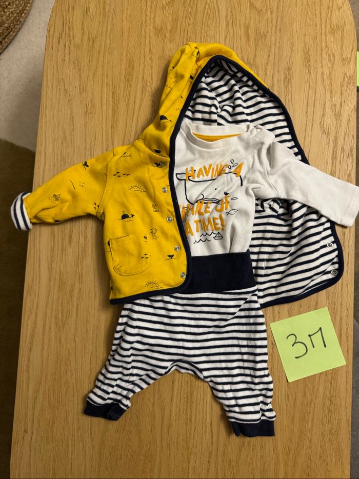 Ensemble bébé 3 mois