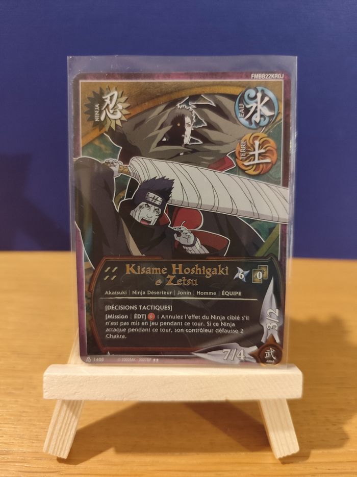 Kisame Hoshigaki et zetsu NI-1408 carte Naruto série 24 Sage's Legacy