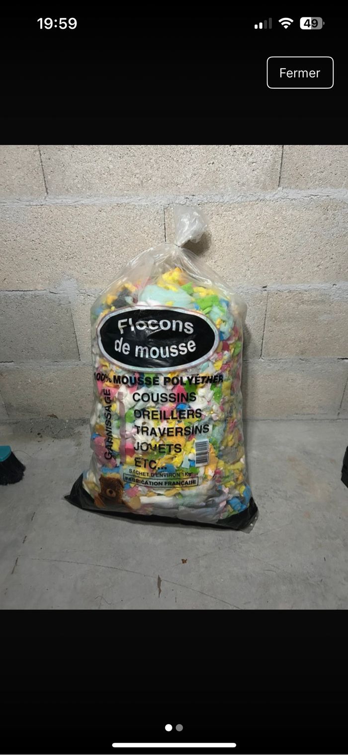 Flocon de mousse