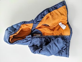 Blouson hiver Orchestra bleu et jaune