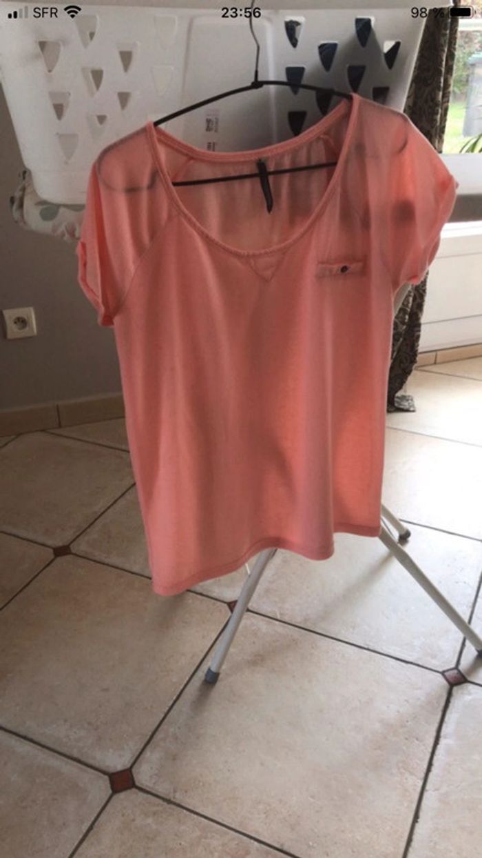 Anna Karel teeshirt orange printemps été - photo numéro 2