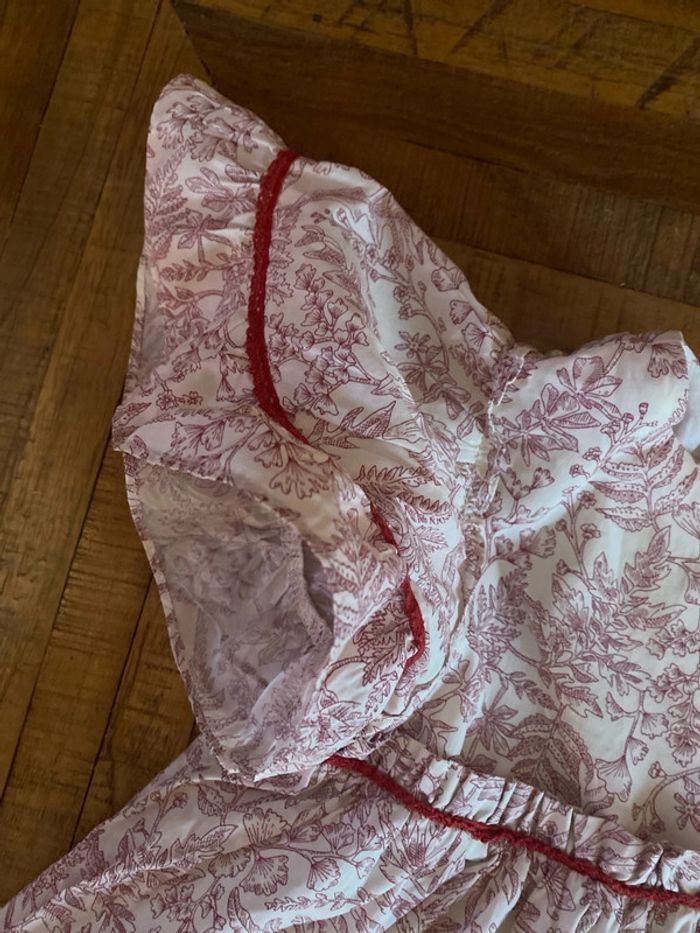 Robe toile de jouy tartine et chocolat - photo numéro 6