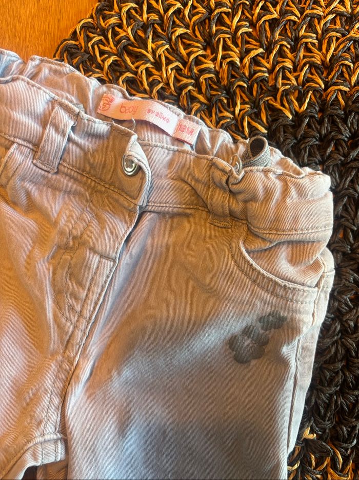 Jean souple coton gris 18m - photo numéro 2