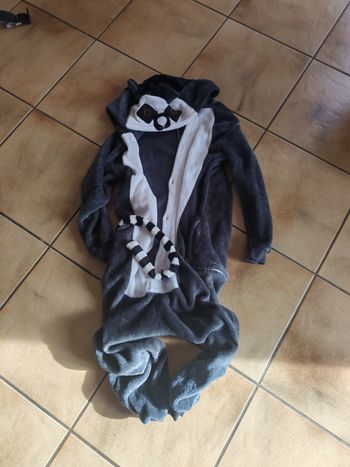 Kigurumi singe gris enfant