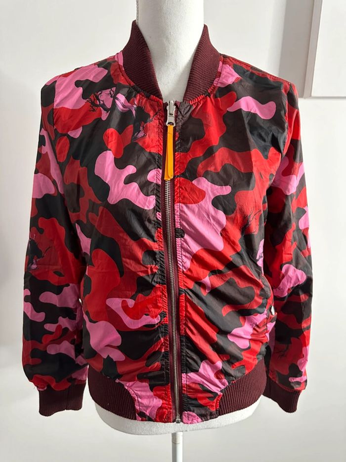 Bomber réversible bordeaux et rose T38 - photo numéro 2