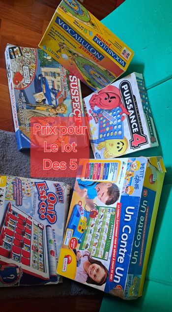 Lot jeux de  sociétés