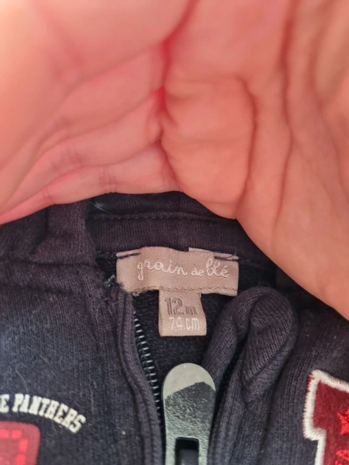 Veste grain de blé 12 mois - photo numéro 3