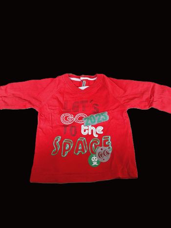 T-shirt manches longues Tape à l'Oeil 12 mois