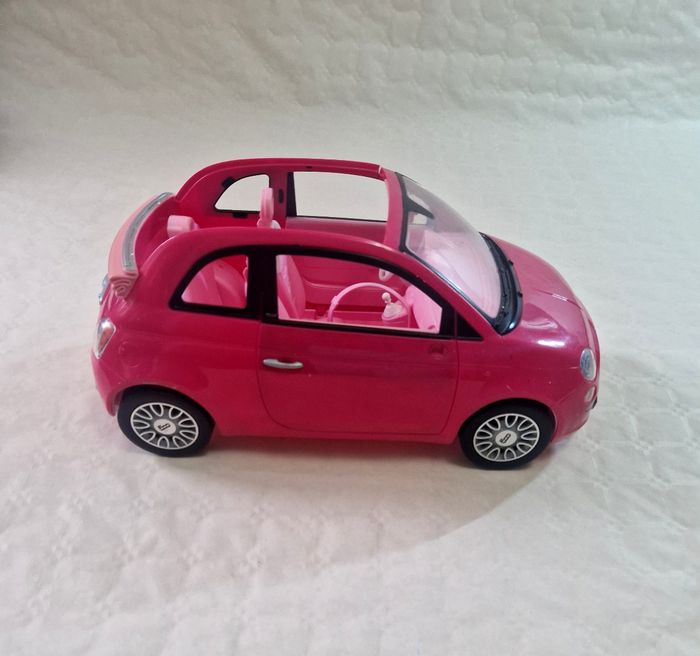 Voiture Barbie  , Fiat 500 , 2012  , Mattel - photo numéro 2