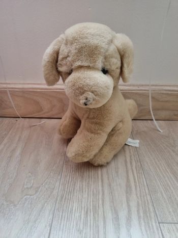 Chien en peluche