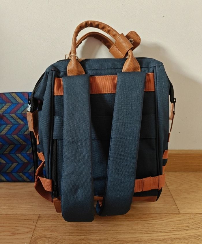 Sac à dos cabaïa S marine camel - photo numéro 2