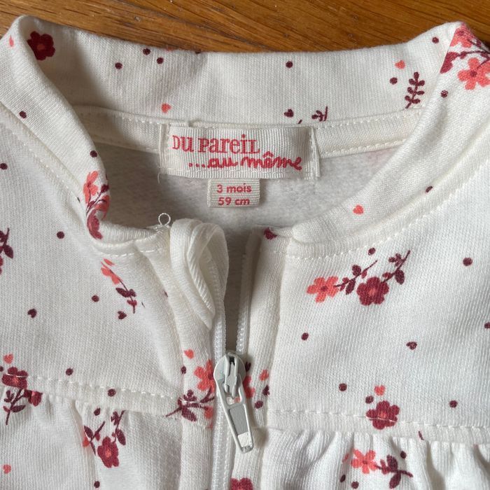 Ensemble fille taille 3 mois Du pareil au même - photo numéro 2