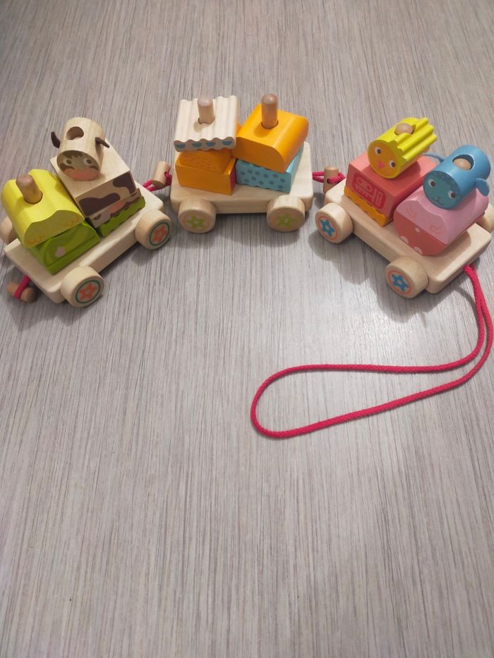 Train en bois créaferme