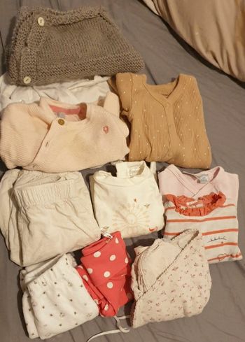 Lot fille 0 1 mois