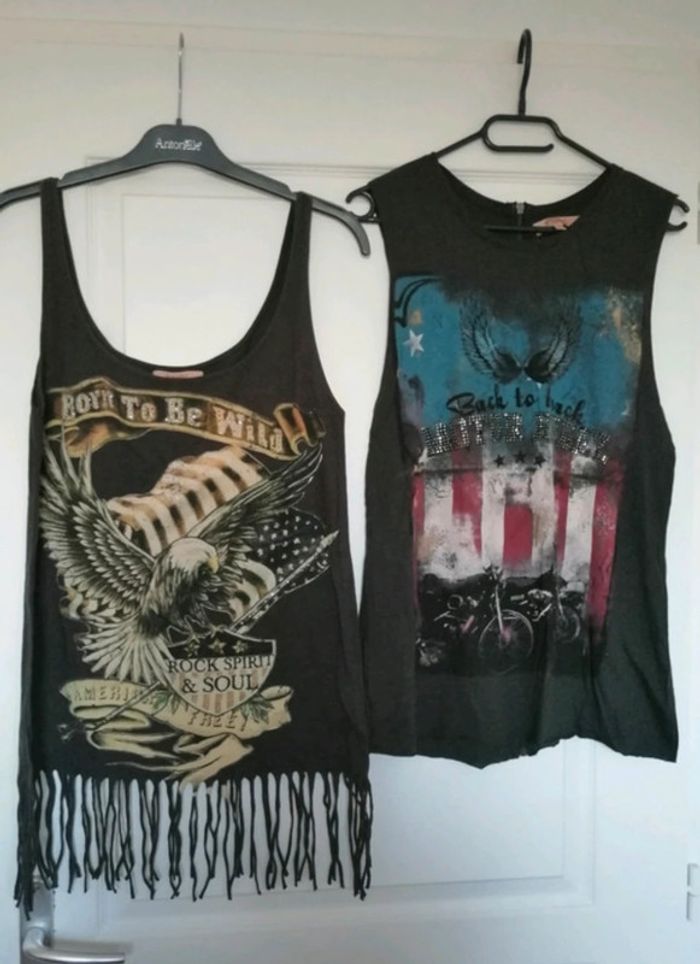 Lot débardeurs Bershka M