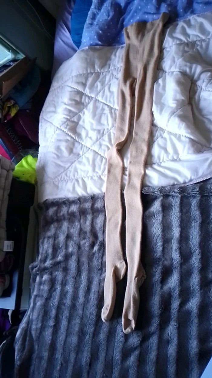 Collant beige/0rangé - photo numéro 2