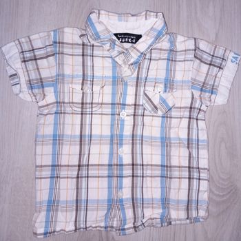 Chemise manches courtes 12 mois