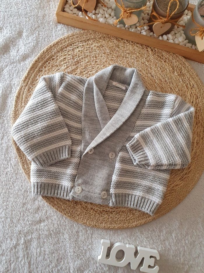 Gilet en laine * 3 mois 💌 - photo numéro 2