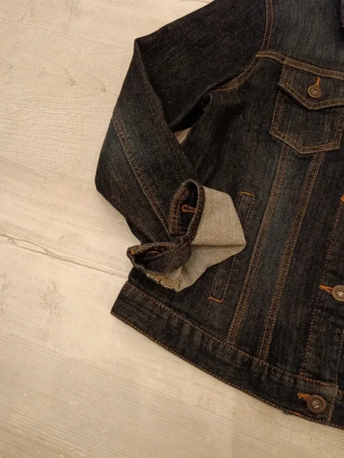 Veste en jean brut Kiabi taille 38 neuf - photo numéro 3