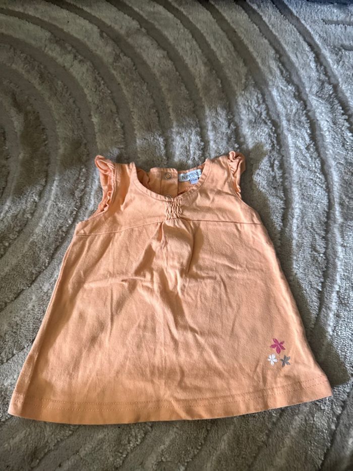 Chemise sans manches bébé – In Extenso – 67 cm (6 mois)