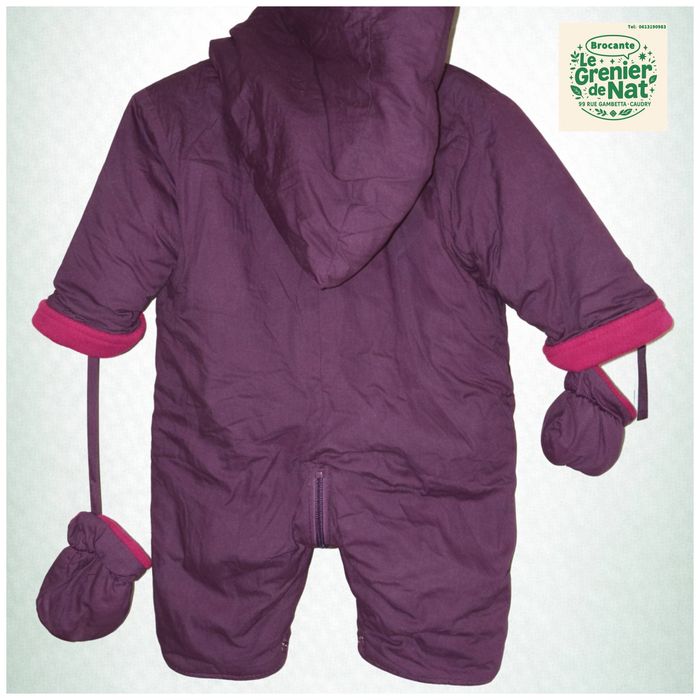 Blouson a capuche avec gants taille 67 cm 6 mois - photo numéro 6