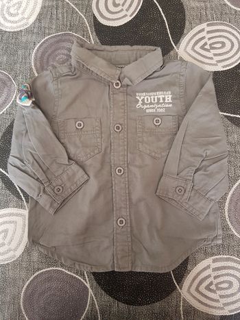 Chemise manches longues - 6 mois