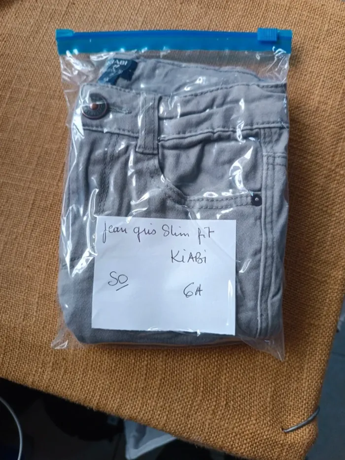 Jean slim fit gris Kiabi 6A - photo numéro 9