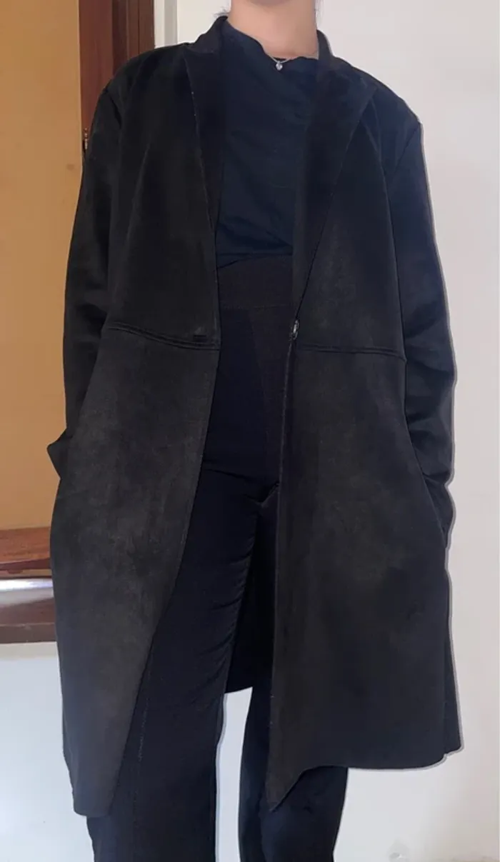 trench noir - photo numéro 2