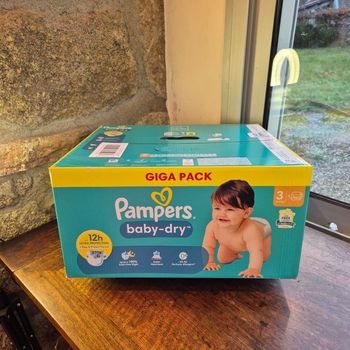 Couche taille 3 Baby Dry Pampers : 150 couches