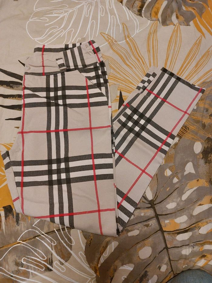 Pantalon à carreaux