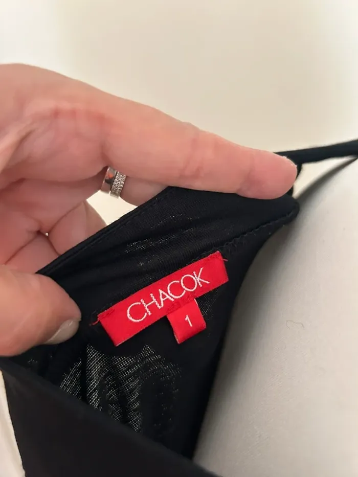 Chacok débardeur, top haut sans manches noir, modèle Liron Taille 1/36 - photo numéro 6