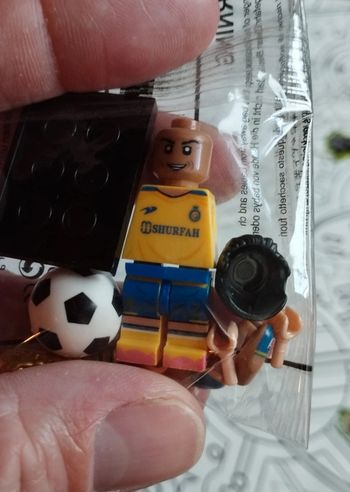 Personnage type Lego football neuf Cristiano Ronaldo CR7 Al Nasr