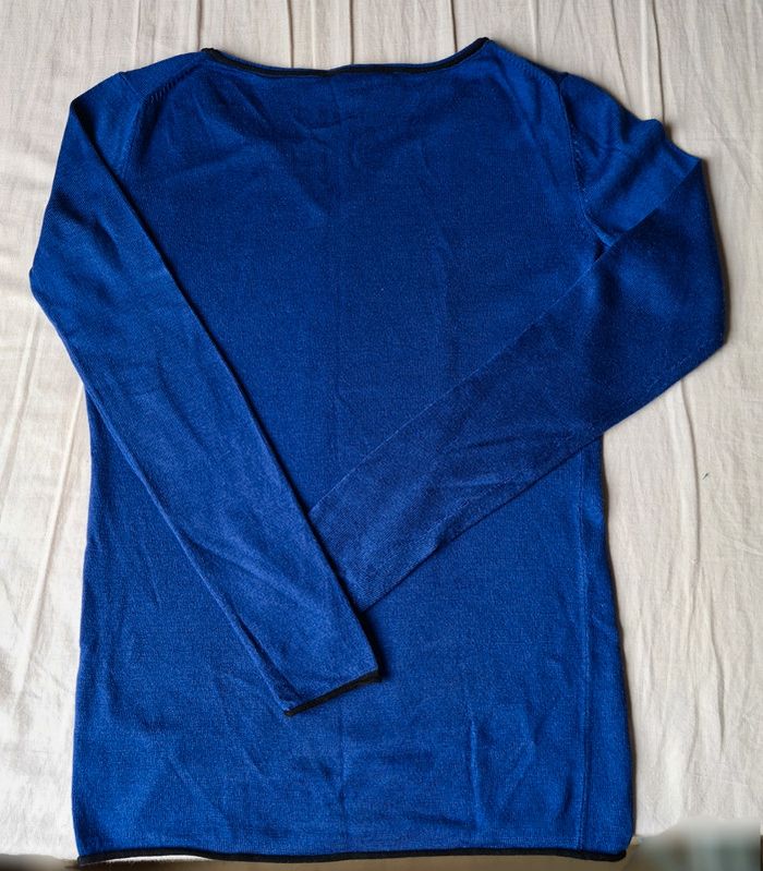 Pull léger col V mi-saison Esprit - photo numéro 4